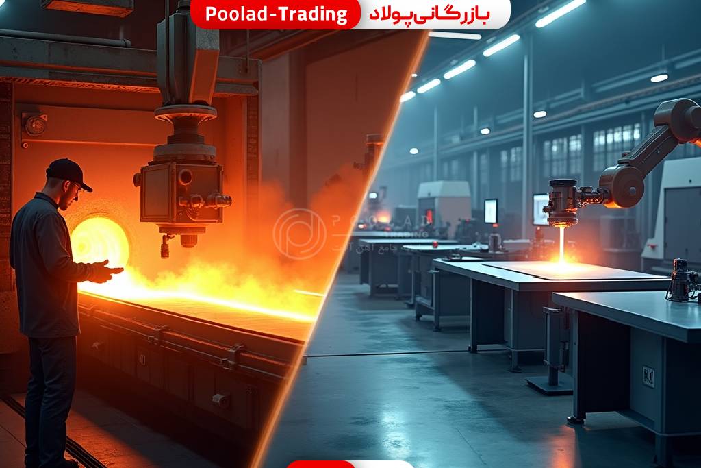 دو روش شکل دهی به ورق استیل به نام فرم دهی هیدرولیکی و حرارتی